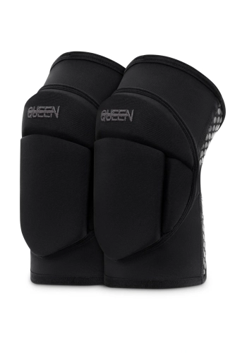 Grippy knee pads – Sleek Black (1)
