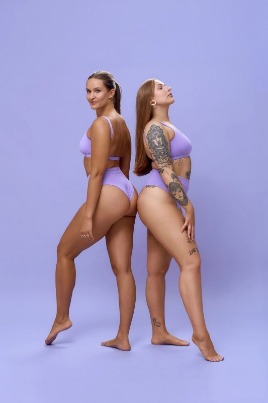 pastelowe majtki do pole dance