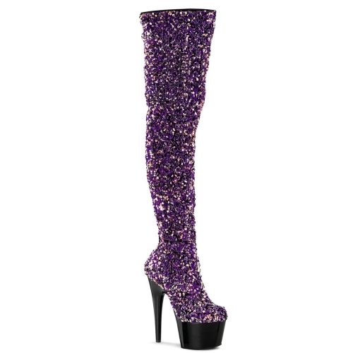 ADORE-3020 Purple Multi Sequins/Blk
