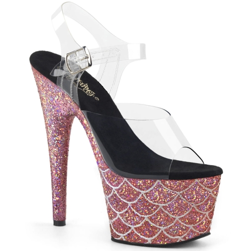 ADORE-708MSLG Clr/Salmon Multi Glitter
