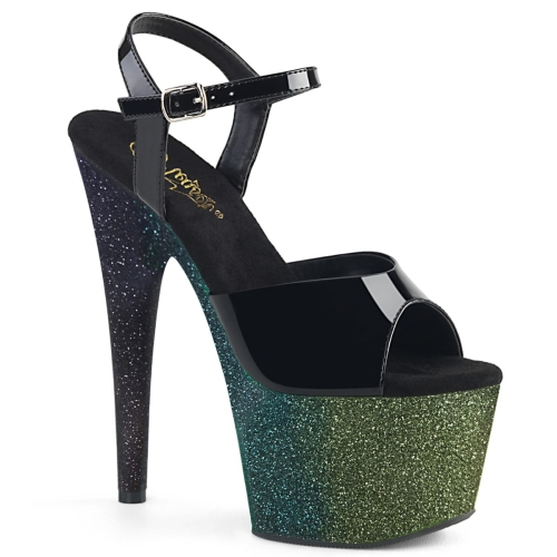 ADORE-709OMBRE Blk/Emerald-Blk Ombre
