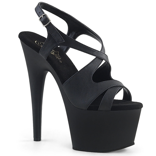 ADORE-730 Blk Faux Leather/Blk Matte
