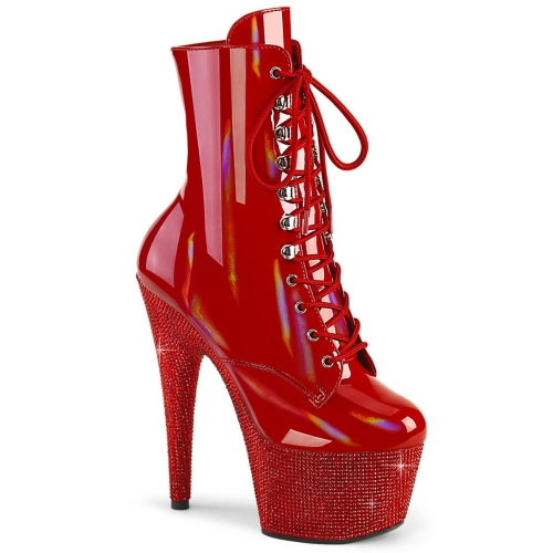 BEJEWELED-1020-7 Red Holo Pat/Red RS
