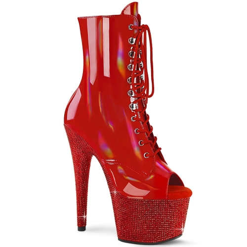 BEJEWELED-1021-7 Red Holo Pat/Red RS
