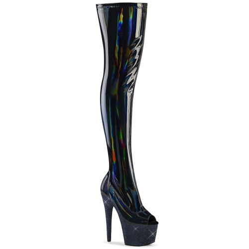 BEJEWELED-3011-7 Blk Str Holo Pat/Midnight Blk RS
