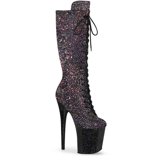 FLAMINGO-2020MG Blk Multi Glitter/Blk