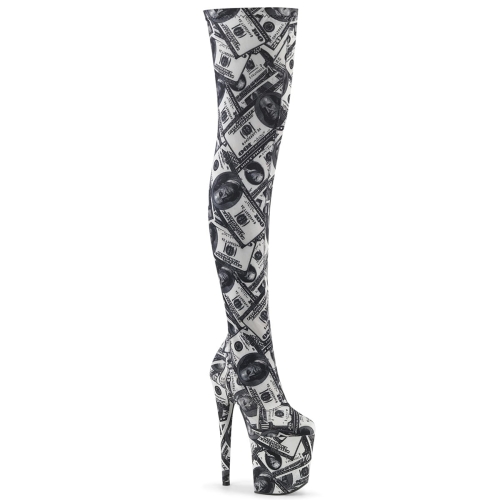 FLAMINGO-3000DP Wht-Blk Str. Fabric/Wht-Blk Fabric