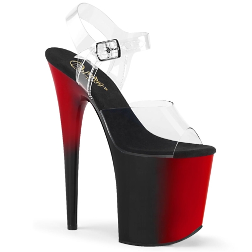 FLAMINGO-808BR Clr/Red-Blk