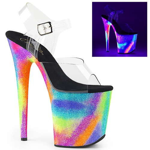 FLAMINGO-808GXY Clr/Neon Glitter