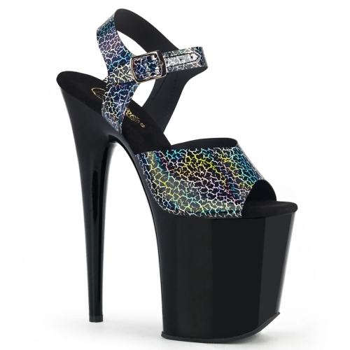 FLAMINGO-808N-CK Blk Cracker Hologram TPU/Blk