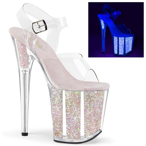 FLAMINGO-808UVG Clr/Neon Opal Glitter