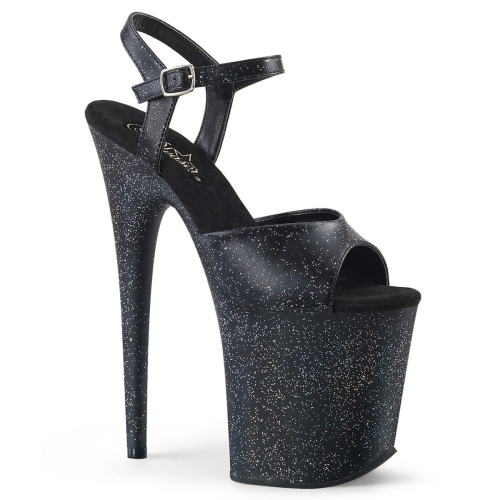 FLAMINGO-809MMG Blk Faux Leather/Blk Matte