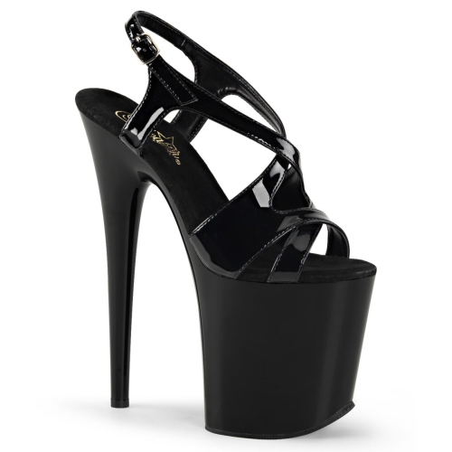 FLAMINGO-831 Blk Pat/Blk