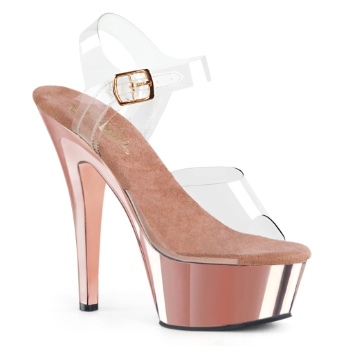 KISS-208 Clr/Rose Gold Chrome