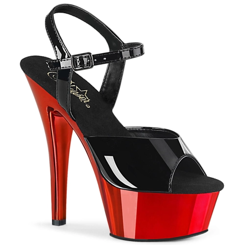 KISS-209 Blk Pat/Red Chrome