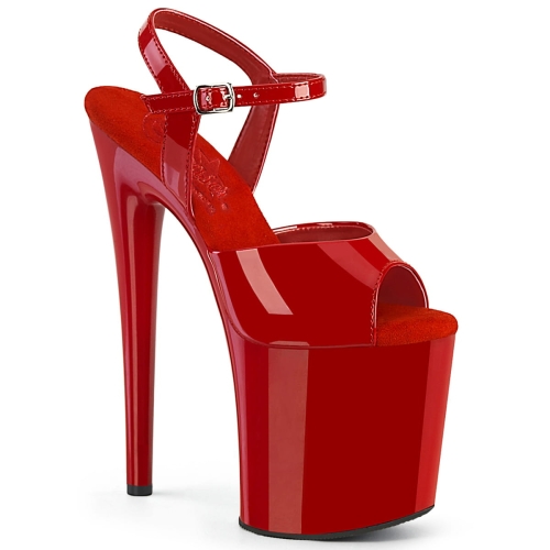 NAUGHTY-809 Red Pat/Red