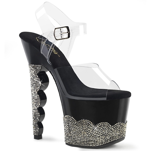 SCALLOP-708-2RS Clr/Blk-Pewter RS