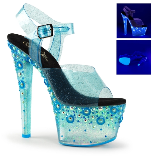 SKY-308UVMG Blue Tinted TPU/Neon Blue