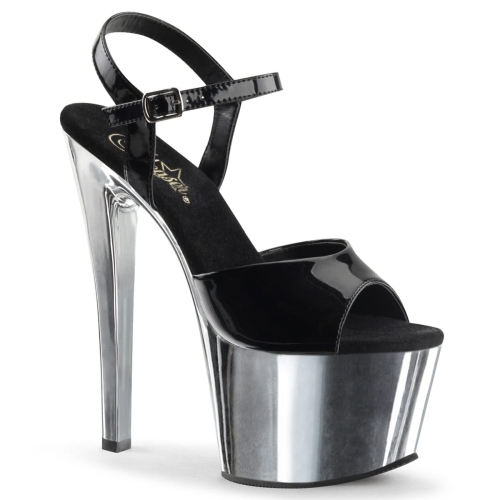SKY-309 Blk Pat/Slv Chrome