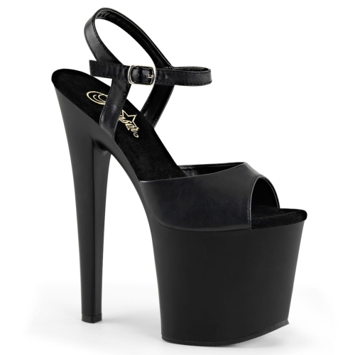 TABOO-709 Blk Faux Leather/Blk Matte